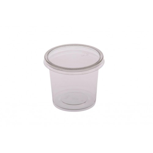 PET Round Containers and Lids
