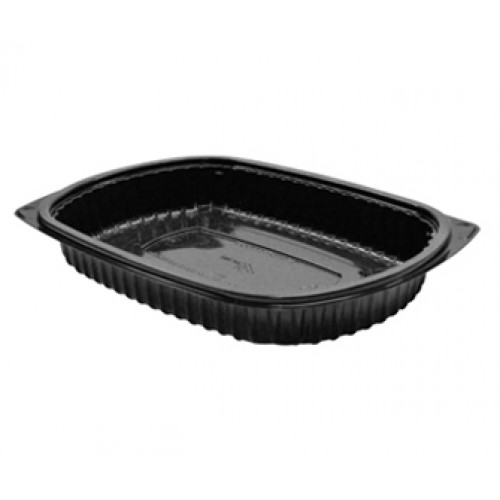 Black PP Microwaveable Containers and Lids